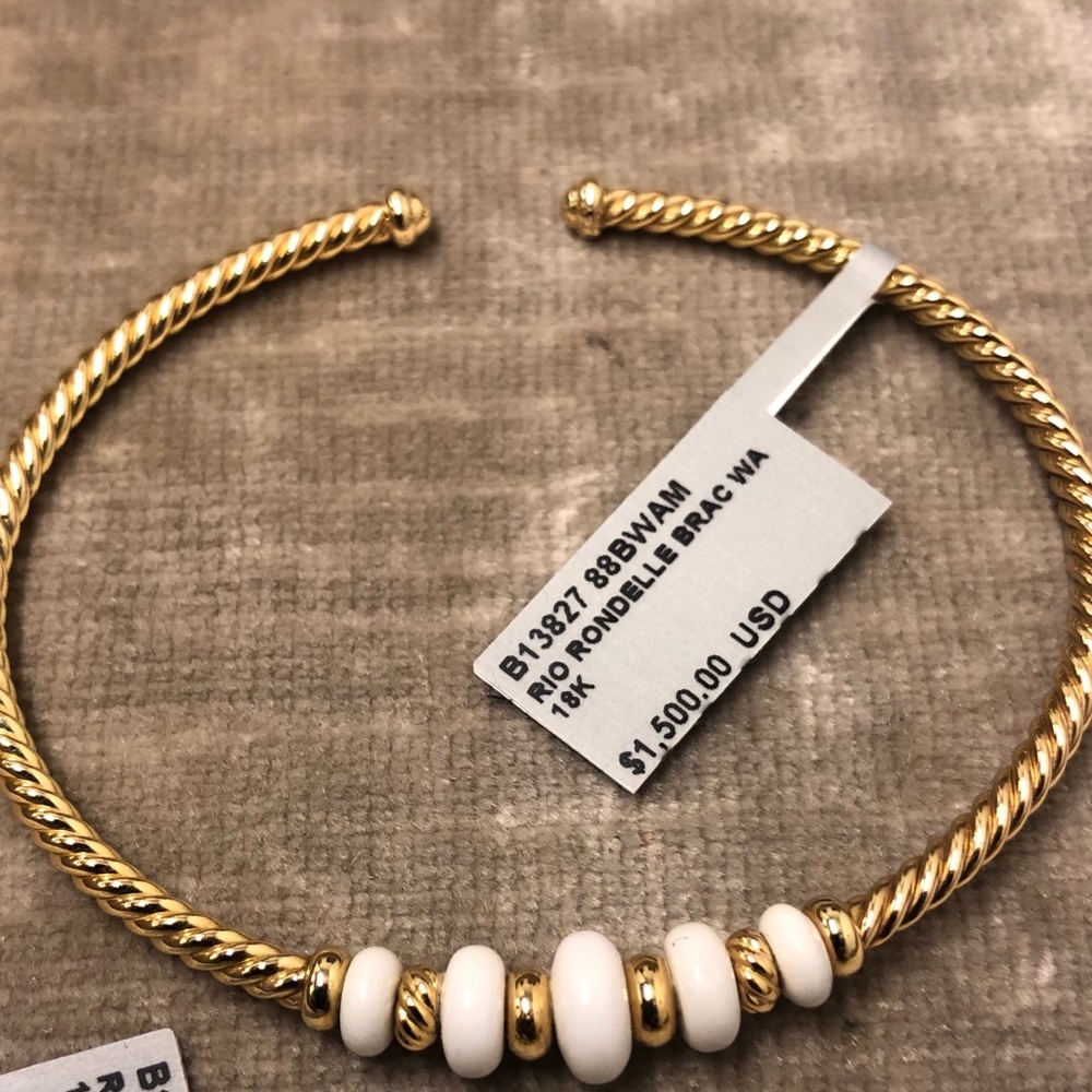 David Yurman Rio Rondelle Cabled Cuff Bracelet